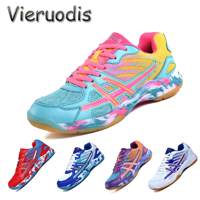 2022 Original Brand Sports Professional Badminton Tennis Volleyball Shoes,Men Women Breathable Lightweight Kid Children Sneakers